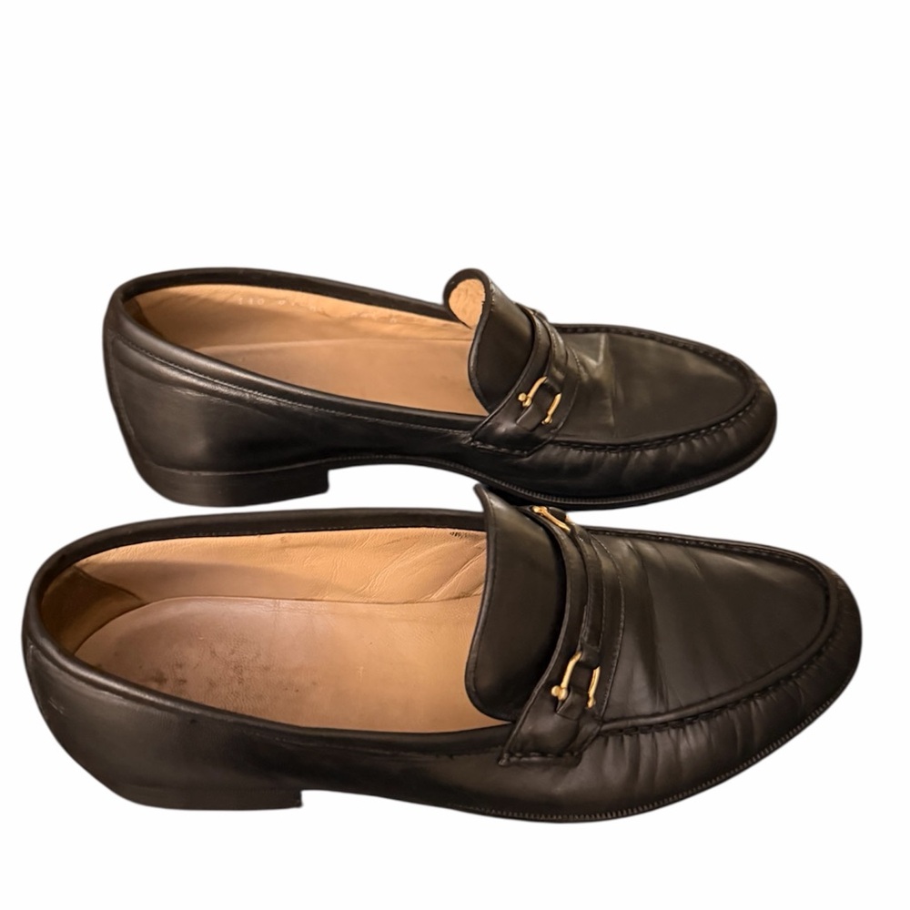 GUCCI Horsebit Moccasin Loafers 110 0158 in Black size 38 1/2 - Picture 3 of 16